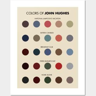 Colors of John Hughes Posters and Art